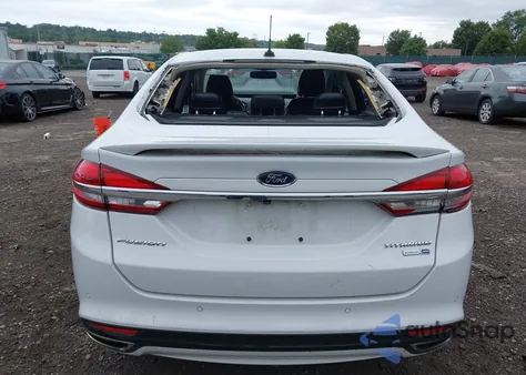 2018 Ford Fusion Titanium из США, поврежденный, VIN 3FA6P0D98JR226096